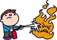 火災報知器のイラスト