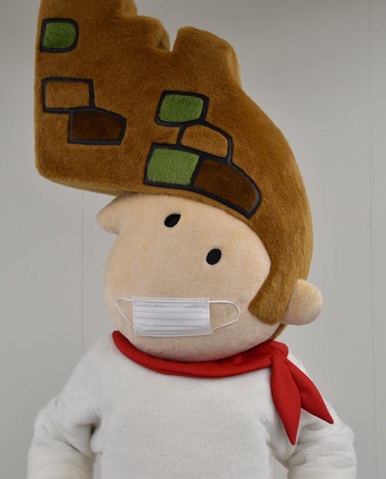 マスクをしたジョー