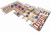 まどかフロアの配置図