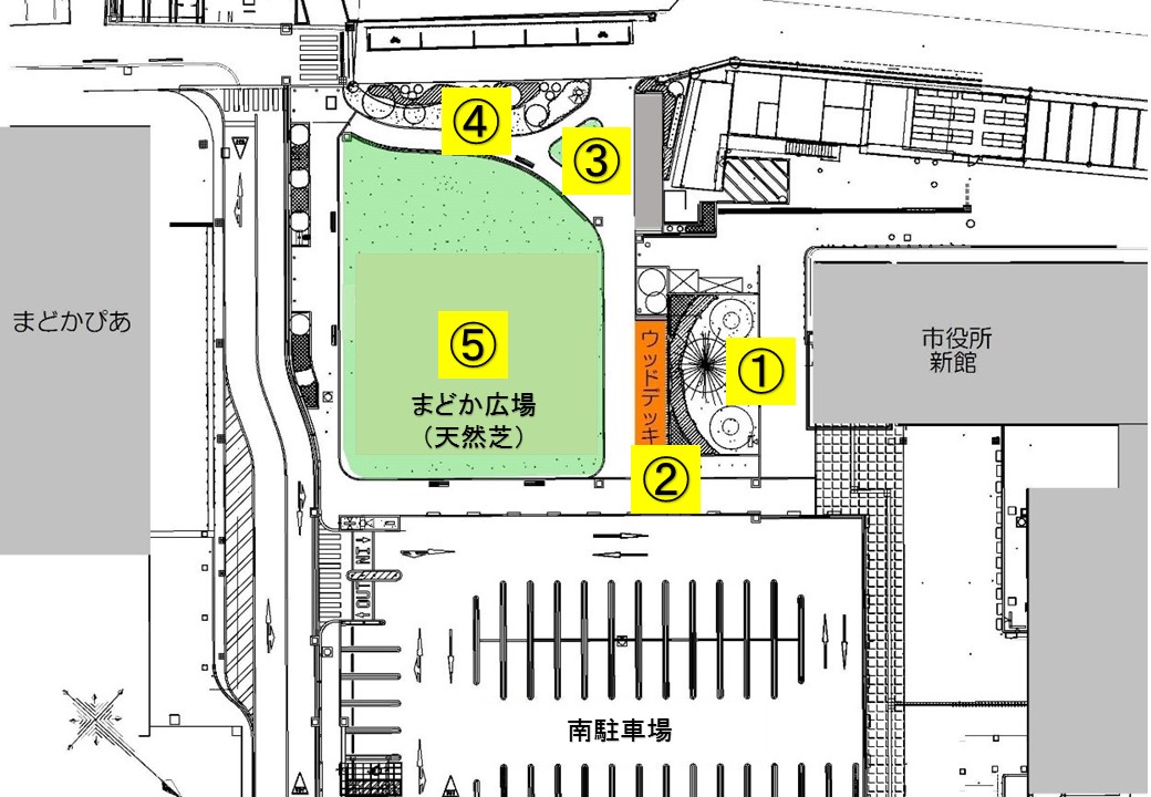 まどか広場マップ