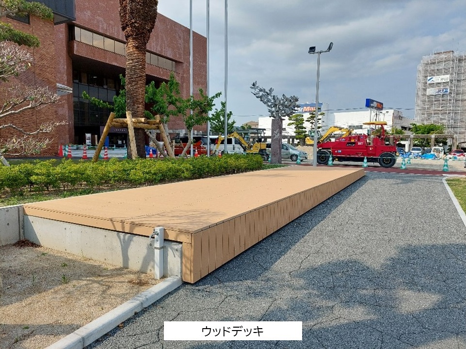 ウッドデッキの画像