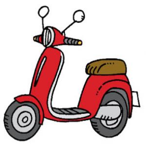 原動機付自転車イラスト