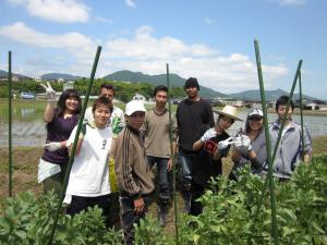 オイスカ西日本センターでの交流の様子