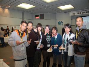 国際交流パーティの様子