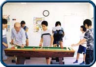 バンパーゲームにチャレンジしている写真