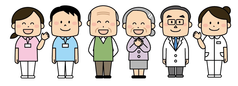 高齢者と支える人々