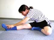 太ももの後ろとふくらはぎ写真