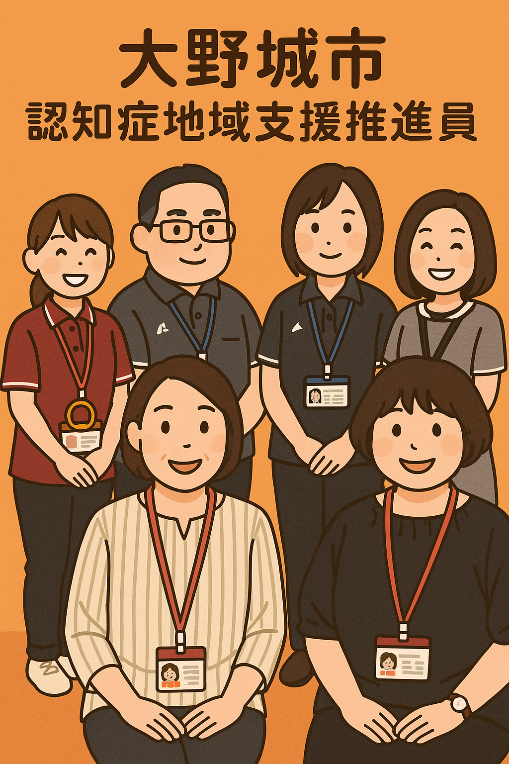 認知症地域支援推進員のイラスト