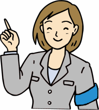 フロアマネージャーのイラスト