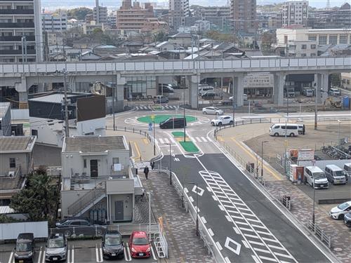 ラウンドアバウト完成写真