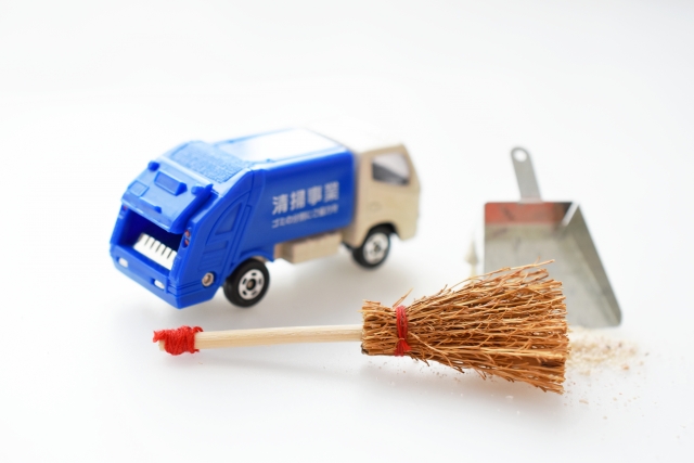 ごみ掃除、ごみの搬入