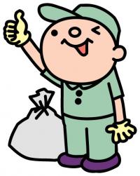 ごみは夜間収集しますの画像