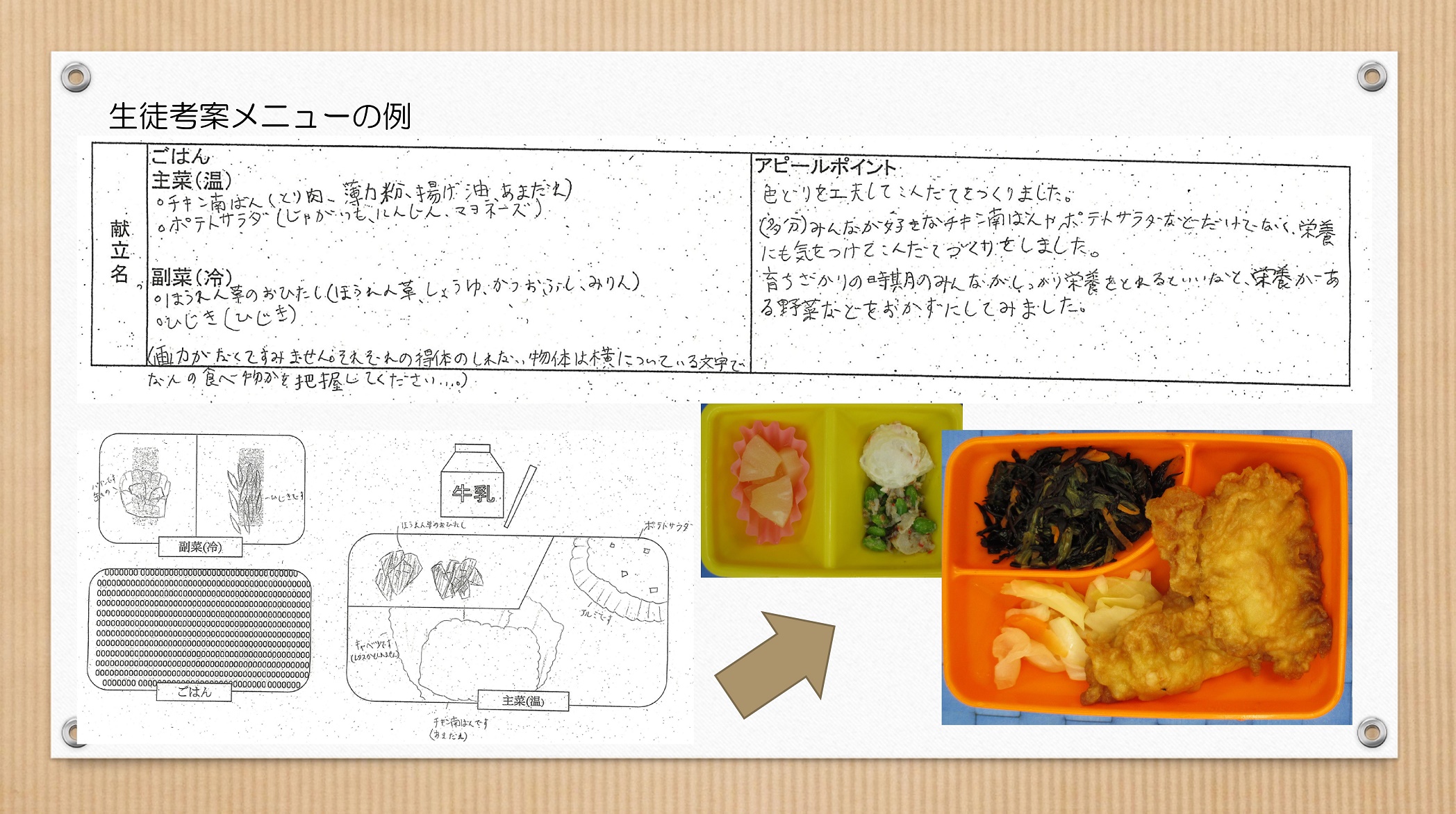 生徒考案メニュー２