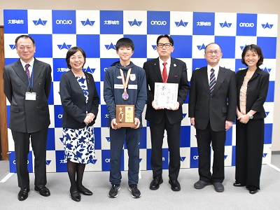 上池さん 表敬訪問