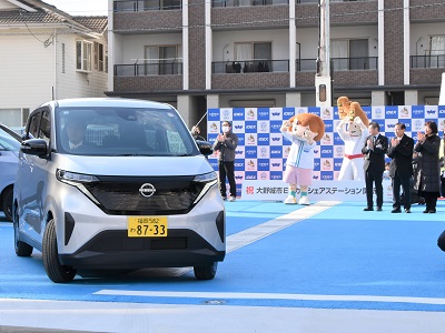 カーシェアステーション開所式写真２