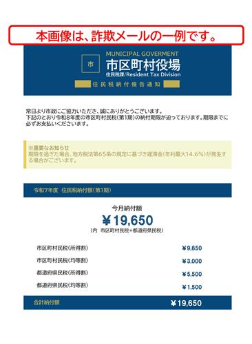 詐欺メール（１）