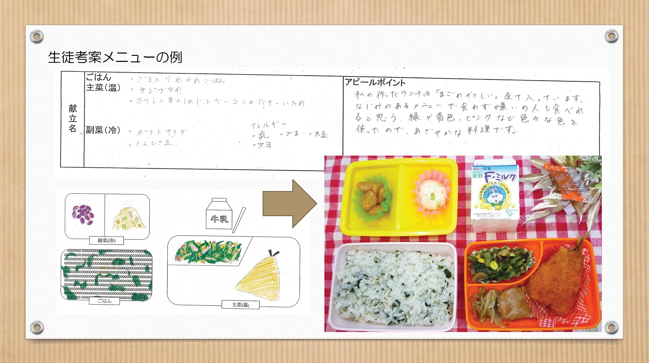 生徒考案メニュー１