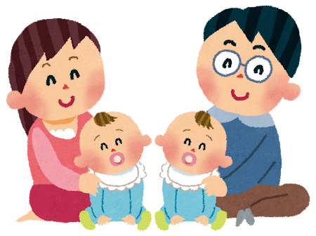 双子のイラスト