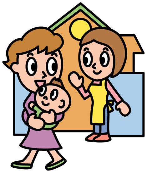 一時保育サービス利用イラスト