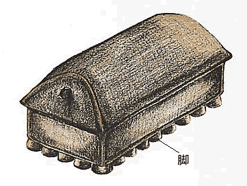 陶棺推定復元図（イラスト）